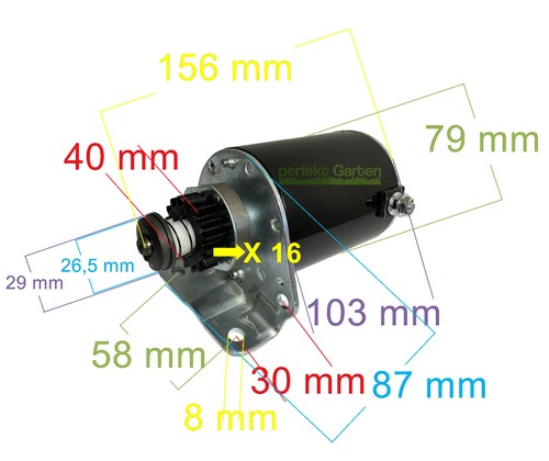 Motorino avviamento starter - , 16